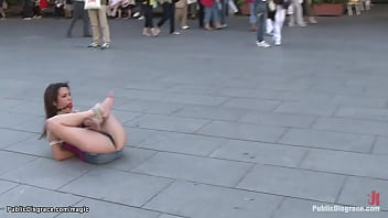 Spanish man gets kinky with strangers in public BDSM session